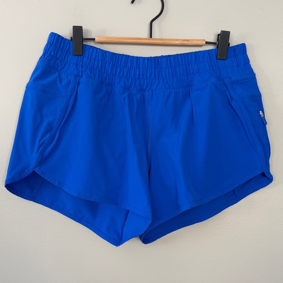 Lululemon Tracker Short IV 4” Cerulean Blue Size 10